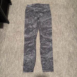 lululemon Athletica Gray Patterned Align Leggings